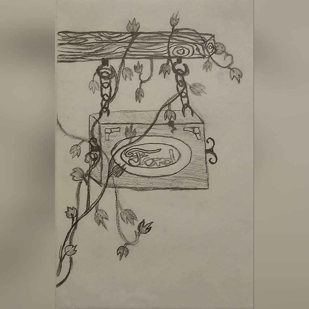 Black and White Art Sketch